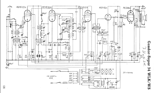 Super-Geador 34WLK ; AEG Radios Allg. (ID = 5972) Radio