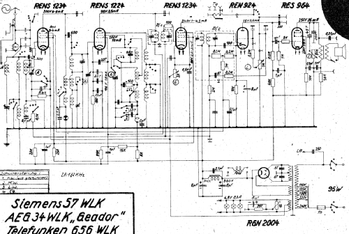 Super-Geador 34WLK ; AEG Radios Allg. (ID = 3007561) Radio