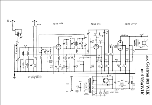 Super-Geatron 303aWLK; AEG Radios Allg. (ID = 26449) Radio