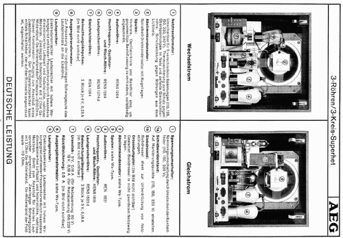 Super-Geatron 303GLK; AEG Radios Allg. (ID = 481193) Radio