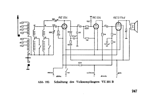 VE301B; AEG Radios Allg. (ID = 3062596) Radio