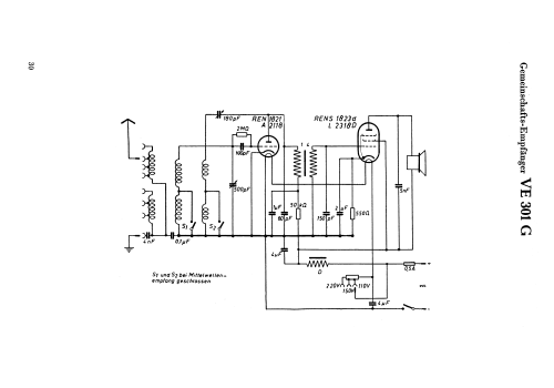 VE301G; AEG Radios Allg. (ID = 3059025) Radio