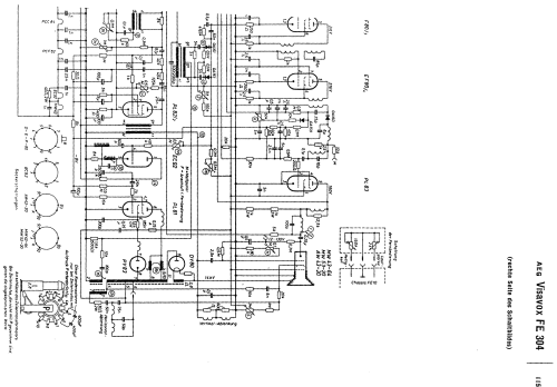 Visavox FE304T; AEG Radios Allg. (ID = 221748) Televisión