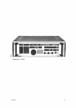 VLF-HF Empfänger E1800; AEG Radios Allg. (ID = 3086157) Commercial Re