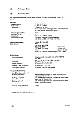 VLF-HF Empfänger E1800; AEG Radios Allg. (ID = 3086161) Commercial Re