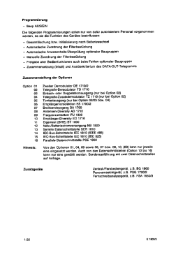 VLF-HF Empfänger E1800; AEG Radios Allg. (ID = 3086175) Commercial Re