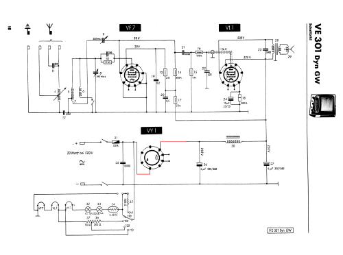 Volksempfänger VE301 Dyn GW; AEG Radios Allg. (ID = 3065948) Radio