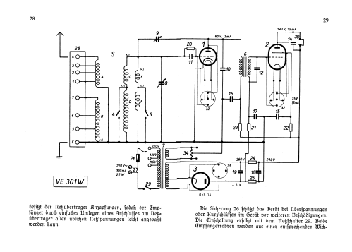 Volksempfänger VE301W; AEG Radios Allg. (ID = 3060073) Radio