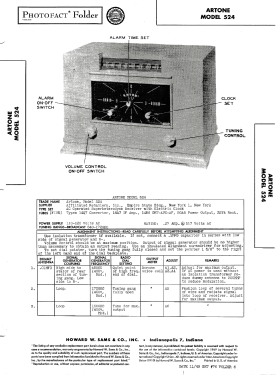 Artone 524; Affiliated Retailers (ID = 2952013) Radio