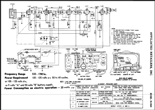 R-546 ; Affiliated Retailers (ID = 372589) Radio