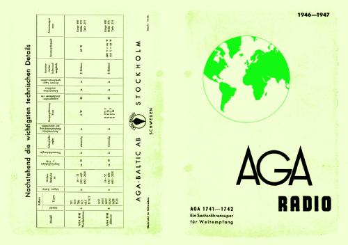 1741; AGA and Aga-Baltic (ID = 2925114) Radio