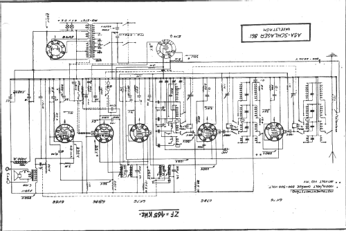 Schlager 861; AGA and Aga-Baltic (ID = 13589) Radio