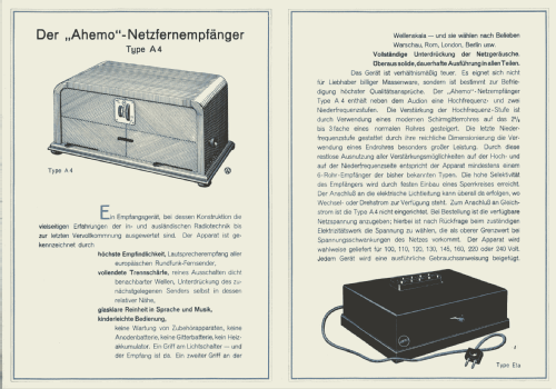 A4 ; Ahemo-Werkstätten; (ID = 71582) Radio