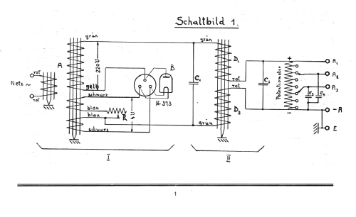 Ahemo-Netzanschluß-Baukasten ; Ahemo-Werkstätten; (ID = 2030352) Kit