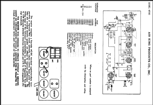 4200 ; Air King Products Co (ID = 372839) Radio