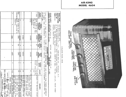 4604 ; Air King Products Co (ID = 302330) Radio