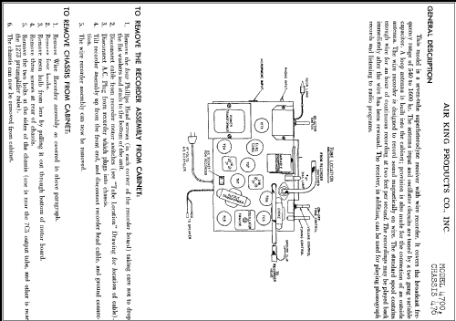 4700 Ch= 476; Air King Products Co (ID = 278834) Radio