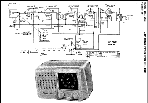 4706 'Regent' Ch= 467; Air King Products Co (ID = 372853) Radio