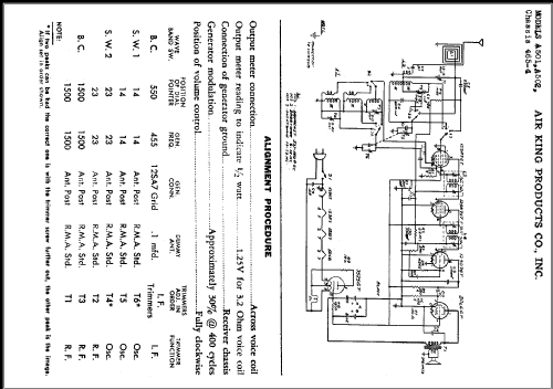 A-501 Ch= 465-4; Air King Products Co (ID = 372833) Radio