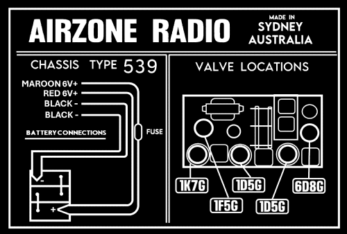 5059 Ch= 539; Airzone 1931 Ltd.; (ID = 3010578) Radio