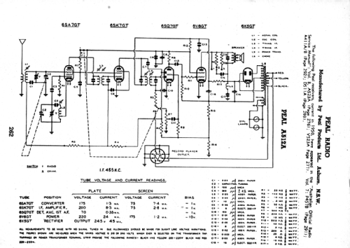 P103 Ch= A512A; Peal Products, a (ID = 2301693) Radio