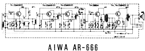 AR666; Aiwa Co. Ltd.; Tokyo (ID = 699287) Kit