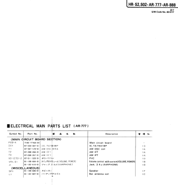 Super Sensitive Pocketable Radio AR-777; Aiwa Co. Ltd.; Tokyo (ID = 2701962) Radio