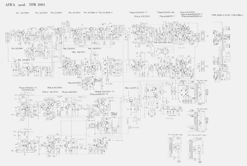 Power Amplifier with Radio and Cassette TPR2001; Aiwa Co. Ltd.; Tokyo (ID = 2956362) Radio