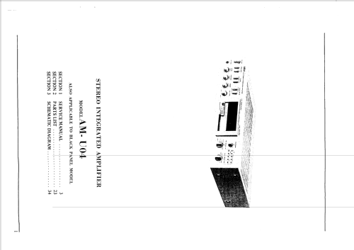 AM-U04; Akai Electric Co., (ID = 2495791) Ampl/Mixer