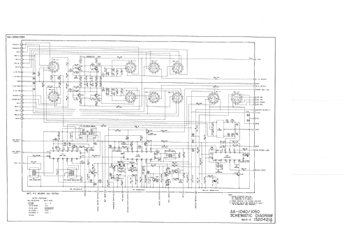 Stereo Receiver AA-1040; Akai Electric Co., (ID = 2489749) Radio