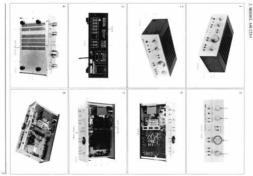 Stereo Integrated Amplifier AM-2250; Akai Electric Co., (ID = 1951712) Ampl/Mixer