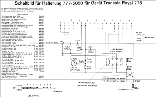 Transola Royal 775/6800; Akkord-Radio + (ID = 857513) Radio