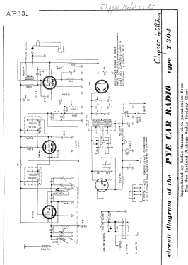 Clipper 4CR7; Akrad Radio (ID = 2847270) Car Radio