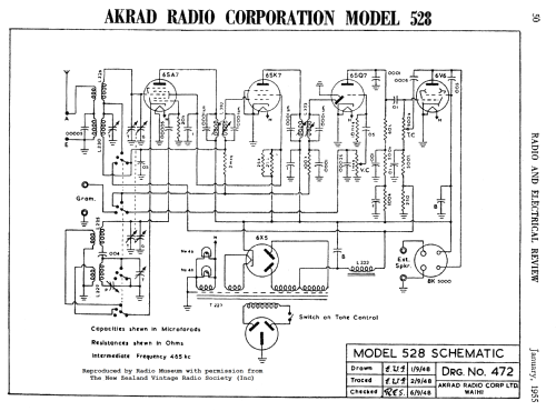 Pathfinder 528 Radio Akrad Radio Corporation; Waihi, build |Radiomuseum.org