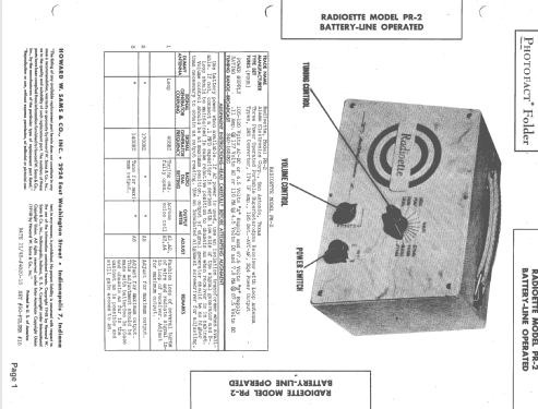 PR-2 ; Alamo Electronics (ID = 1429208) Radio