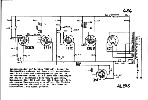 434; Albis, Albiswerke AG (ID = 16303) Radio