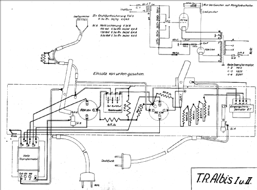 NF-Telefonrundspruch TR I; Albis, Albiswerke AG (ID = 16069) Radio