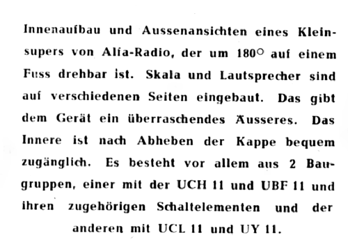 Kleinsuper ; Alfa-Radio KG, Ing. (ID = 2019820) Radio