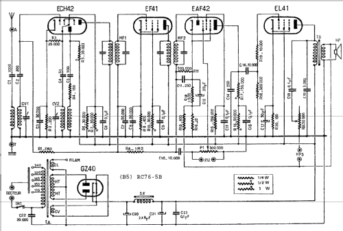 RC76-5B B5; Alfar Electronic; (ID = 395115) Radio