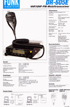 DR-605E; Alinco Inc.; Osaka (ID = 2763017) Amat TRX