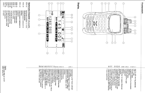 VHF/UHF-FM-Triband-Handy DJ-G7 ; Alinco Inc.; Osaka (ID = 2058146) Amat TRX