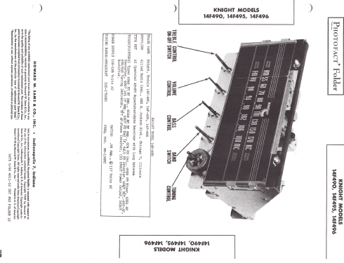 Knight 14F495 ; Allied Radio Corp. (ID = 1282753) Radio