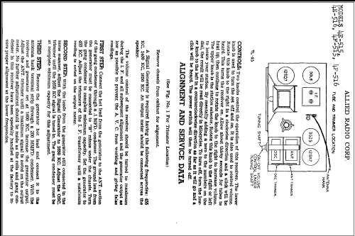 4E-516 ; Allied Radio Corp. (ID = 279152) Radio