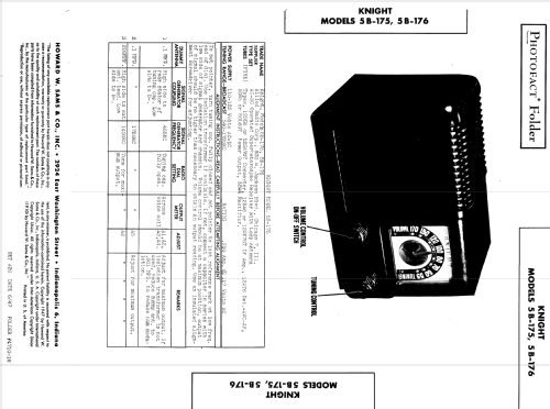 5B 175 Ch= 200; Allied Radio Corp. (ID = 838470) Radio