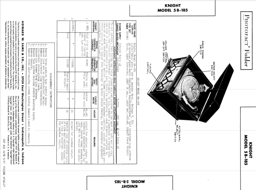 5B-185 ; Allied Radio Corp. (ID = 862163) Radio