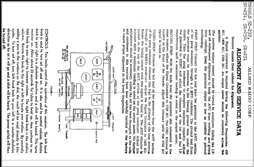 5D-250 ; Allied Radio Corp. (ID = 279156) Radio