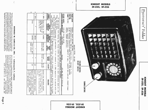 5F-525 ; Allied Radio Corp. (ID = 1462637) Radio