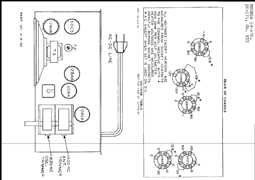 5H-570 Ch= YHU; Allied Radio Corp. (ID = 220869) Radio