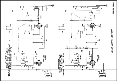 6A-122 ; Allied Radio Corp. (ID = 451591) Radio