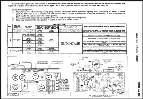 6A-122 ; Allied Radio Corp. (ID = 451592) Radio